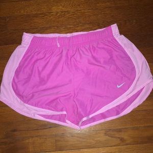 Women’s pink nike athletic shorts